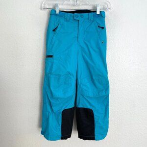 REI Girls Youth Kids XXS 4-5 Blue Snowboard Ski Snow Pants Fleece Lined